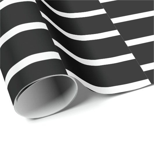 Schwarz-Weiß-Karton Geschenkpapier (Rolleneckpunkt)