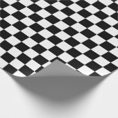 Schwarz-Weiß-Karton Geschenkpapier (Ecke)