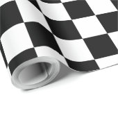 Schwarz-Weiß-Karton Geschenkpapier (Rolleneckpunkt)