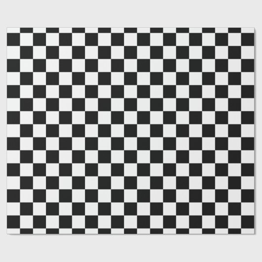 Schwarz-Weiß-Karton Geschenkpapier (Flach)