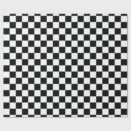 Schwarz-Weiß-Karton Geschenkpapier (Flach)