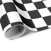 Schwarz-Weiß-Karton Geschenkpapier (Rolleneckpunkt)