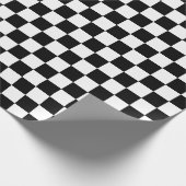 Schwarz-Weiß-Karton Geschenkpapier (Ecke)