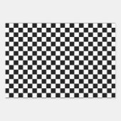 Schwarz-Weiß-Karton Geschenkpapier Set (Vorderseite)