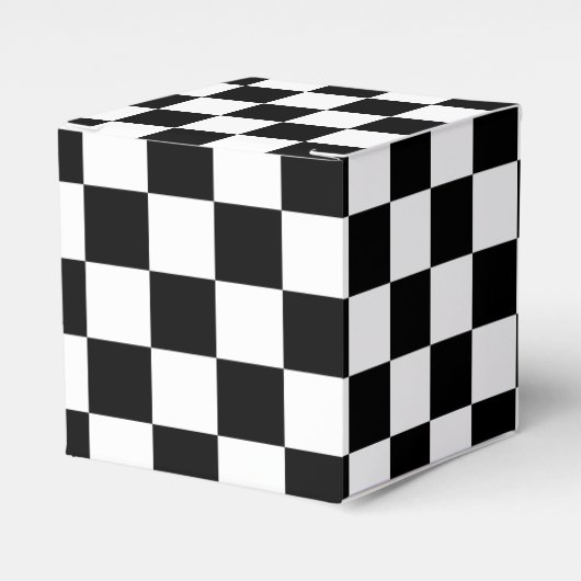 Schwarz-Weiß-Karton Geschenkschachtel (Vorderseite)