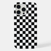 Schwarz-Weiß-Karton iPhone Hülle (Rückseite)