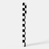 Schwarz-Weiß-Karton iPhone Hülle (Rechte Seite)