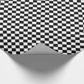 Schwarz-Weiß-Karton-Karton Geschenkpapier (Ecke)