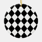 Schwarz-Weiß-Karton-Karton Keramikornament (Vorne)