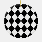 Schwarz-Weiß-Karton-Karton Keramikornament (Hinten)