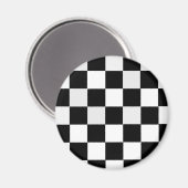 Schwarz-Weiß-Karton Magnet (Vorderseite/Rückseite)