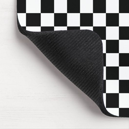 Schwarz-Weiß-Karton Mousepad (Ecke)