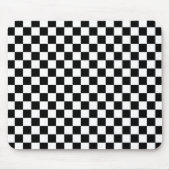 Schwarz-Weiß-Karton Mousepad (Vorne)