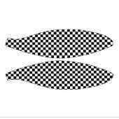 Schwarz-Weiß-Karton-Muster Mini Basketball (Panele)