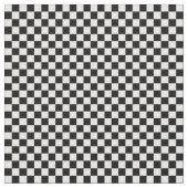 Schwarz-Weiß-Karton-Muster Stoff (Nahaufnahme)