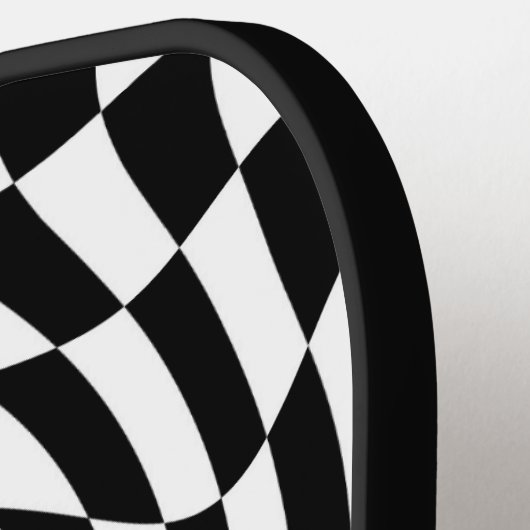 Schwarz-Weiß-Karton Pickleball Schläger (Linke Seite)