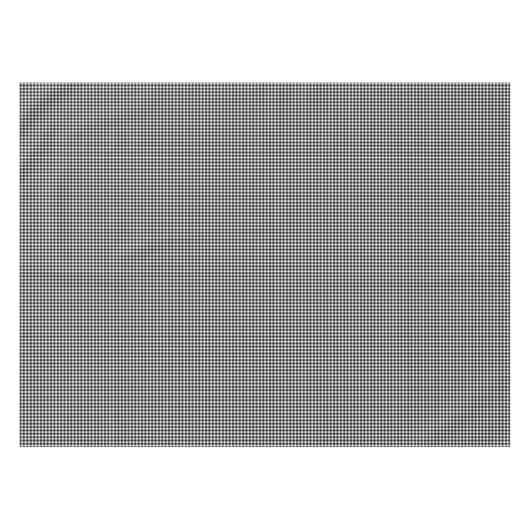 Schwarz-Weiß-Karton-Prüfmuster-Rechteck Tischdecke (Vorderseite (Horizontal))