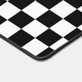 Schwarz-Weiß-Karton Schreibtischunterlage (Ecke)