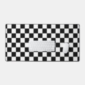 Schwarz-Weiß-Karton Schreibtischunterlage (Tastatur & Maus)