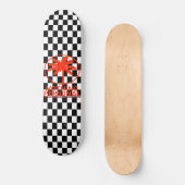 Schwarz-Weiß-Karton-Skateboard Skateboard (Vorderseite)