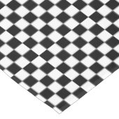 Schwarz-Weiß-Karton Tischdecke (Schrägansicht)
