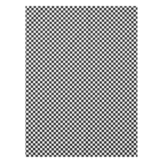Schwarz-Weiß-Karton Tischdecke (Vorderseite)