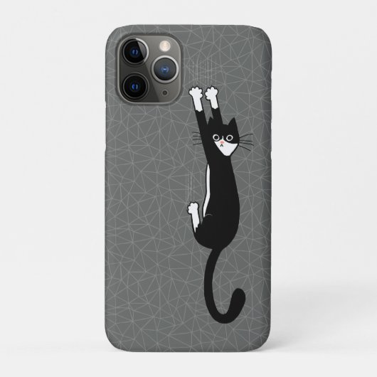 Schwarz-Weiß-Katze | Funny Tuxedo Cat Case-Mate iPhone Hülle (Rückseite)