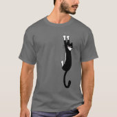 Schwarz-Weiß-Katze | Funny Tuxedo Cat T-Shirt (Vorderseite)