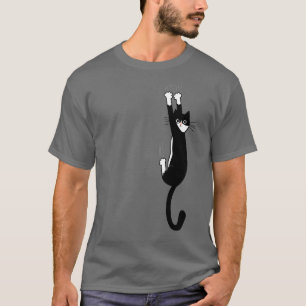 Schwarz-Weiß-Katze  Funny Tuxedo T-Shirt