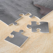 Schwarz-Weiß-Katzen im Gesicht Puzzle (Seite)