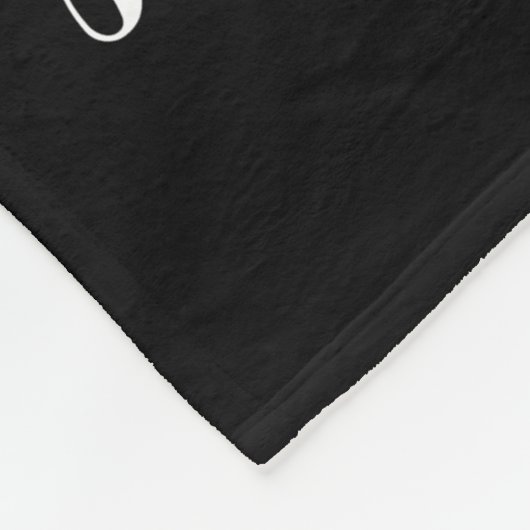 Schwarz-Weiß-Katzengesicht Fleecedecke (Ecke)