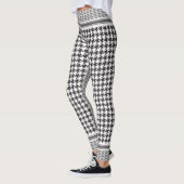 Schwarz-Weiß-Keffiyeh Leggings (Links)