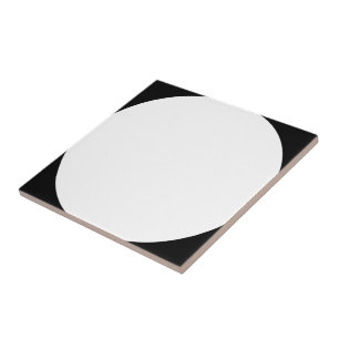 Schwarz/Weiß-Keramik Fliese