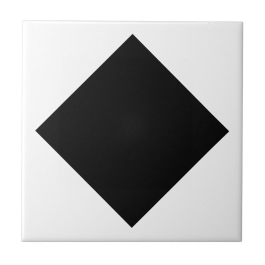 Schwarz-Weiß-Keramik-Fliesen (elegant) Fliese (Vorderseite)