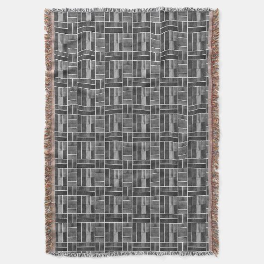 Schwarz-Weiß-Keramik-Fliesen-Muster Decke (Vorderseite Vertikal)