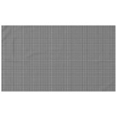 Schwarz-Weiß-Keramik-Fliesen-Muster Tischdecke (Vorderseite (Horizontal))