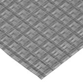 Schwarz-Weiß-Keramik-Fliesen-Muster Tischdecke (Schrägansicht)