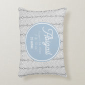 Schwarz-Weiß-Kinderzimmer Akzent Pillow Zierkissen (Vorderseite(Vertikal))