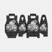 Schwarz-Weiß-Kinoabend Geschenkschachtel (Ungefaltet)