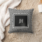 Schwarz-Weiß-Kissen Kissen (Decke)