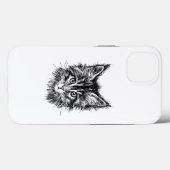 Schwarz-Weiß-Kitten Case-Mate iPhone Hülle (Rückseite (Horizontal))
