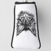 Schwarz-Weiß-Kitten Golf Headcover (Rotieren 90)