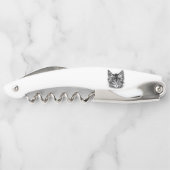 Schwarz-Weiß-Kitten Kellnermesser (Rückseite)