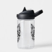 Schwarz-Weiß-Kitten Trinkflasche (Links)