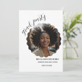 Schwarz-Weiß-Klasse der schwarzen Einladung 2025 (Stehend Vorderseite)