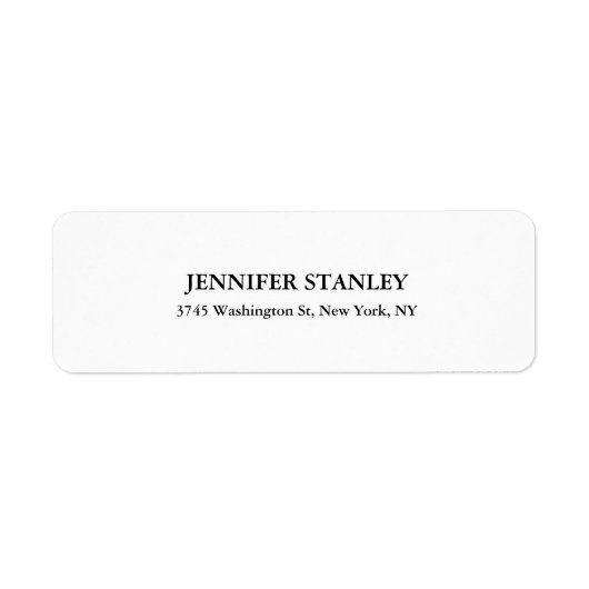 Schwarz/Weiß Klassik Beruflich Persönlich (Vorne)