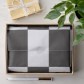 Schwarz-Weiß-Klassik des karierten Motherboards Seidenpapier (Geschenk)