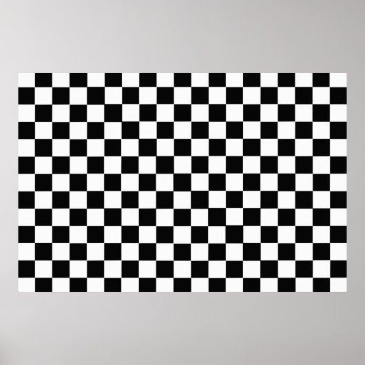 Schwarz-Weiß-Klassik-Karton Poster (Vorne)