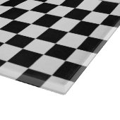 Schwarz-Weiß-Klassik-Karton Schneidebrett (Ecke)