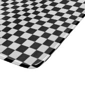 Schwarz-Weiß-Klassik-Karton Schneidebrett (Ecke)